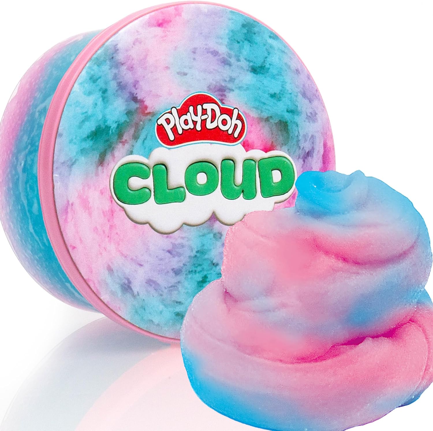 Play-Doh Cloud, Pink & Blue, Cotton Candy Scent, Single Can 170g