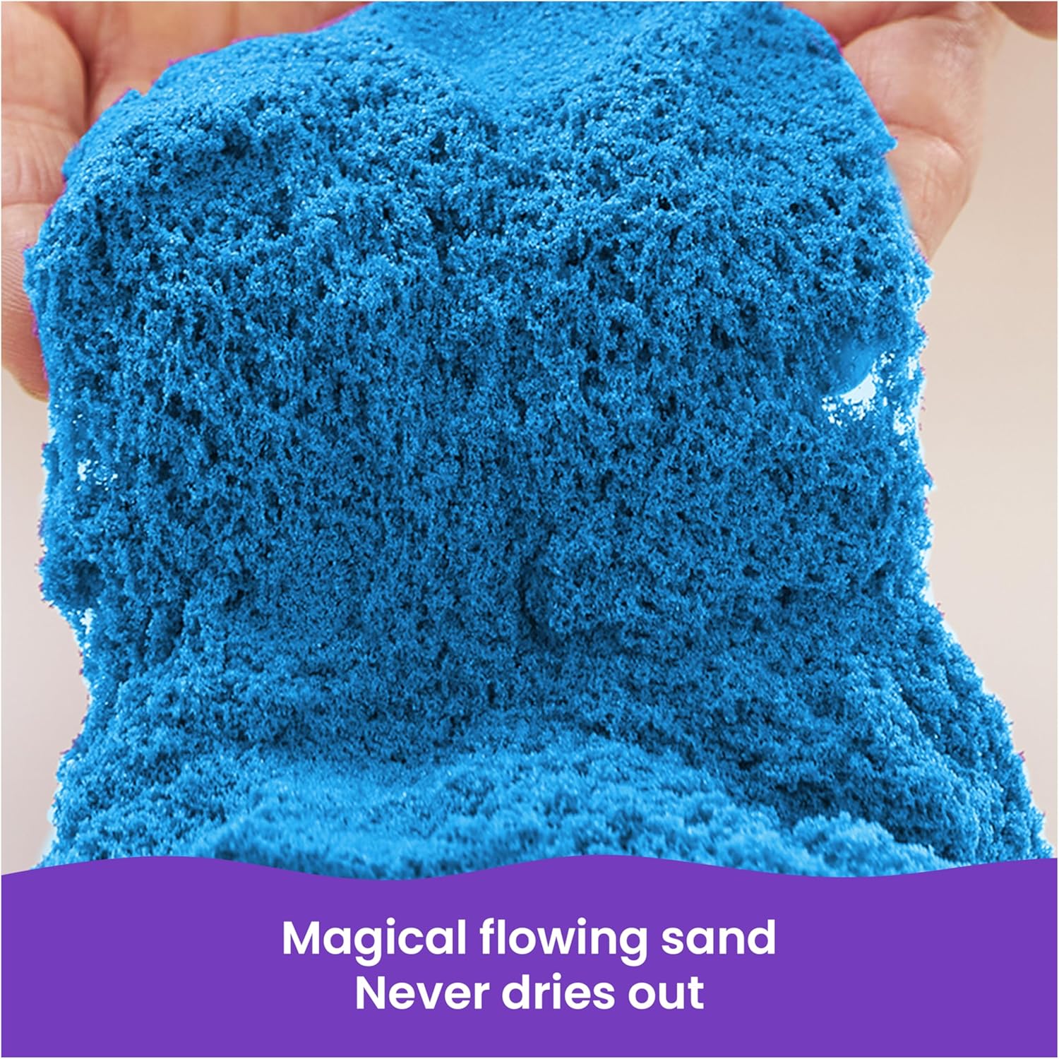 Kinetic Sand, 1,13 kg Blue Play Sand, Resealable Bag