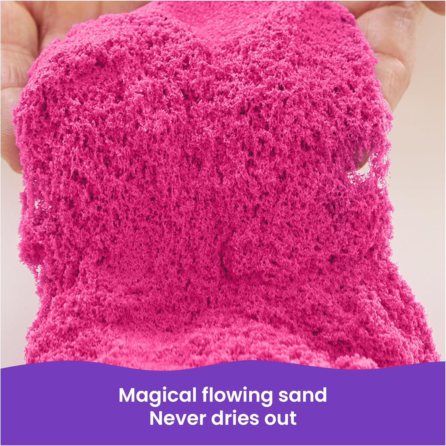 Kinetic Sand, 907g Pink Play Sand, Resealable Bag