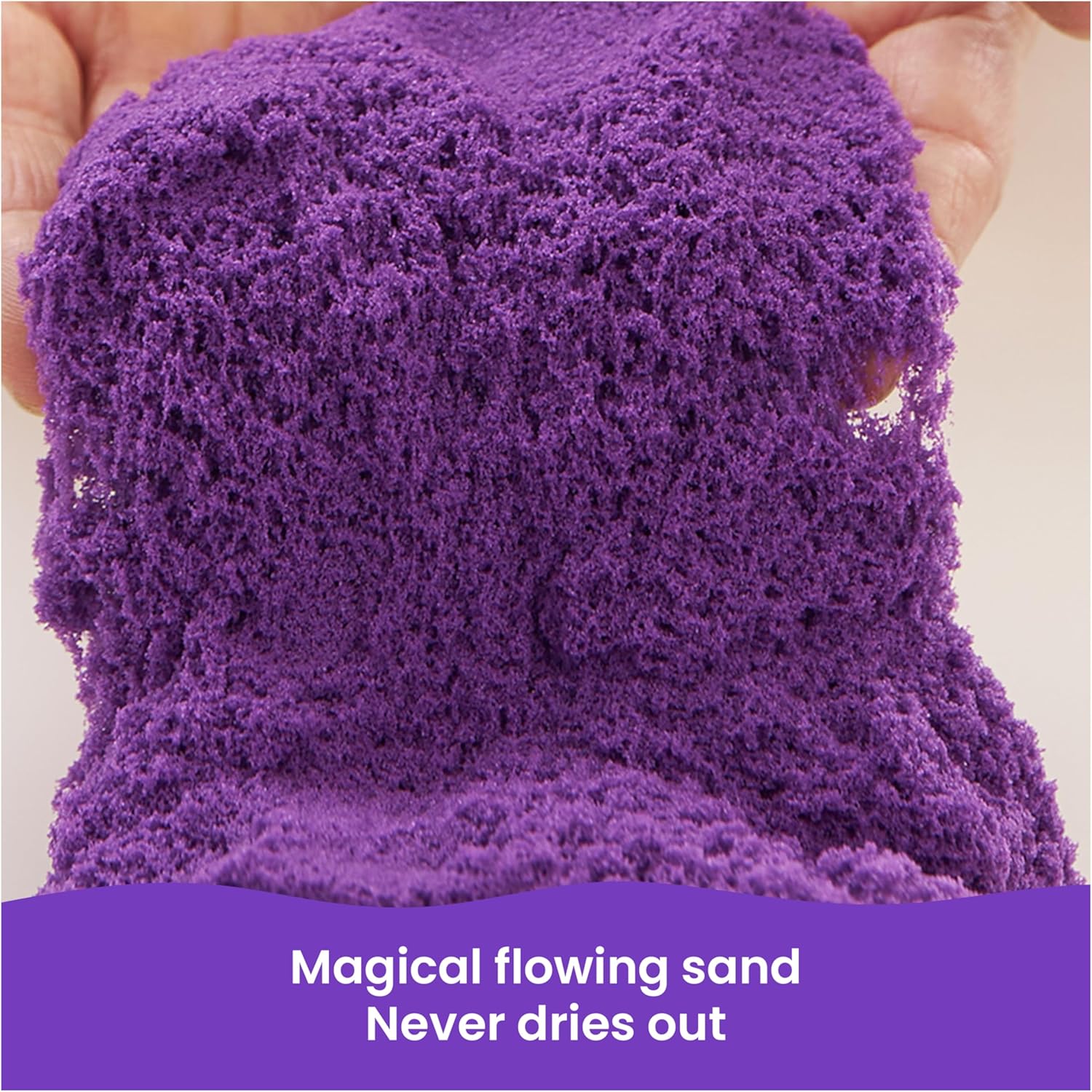 Kinetic Sand, 1,13 kg Purple Play Sand, Resealable Bag
