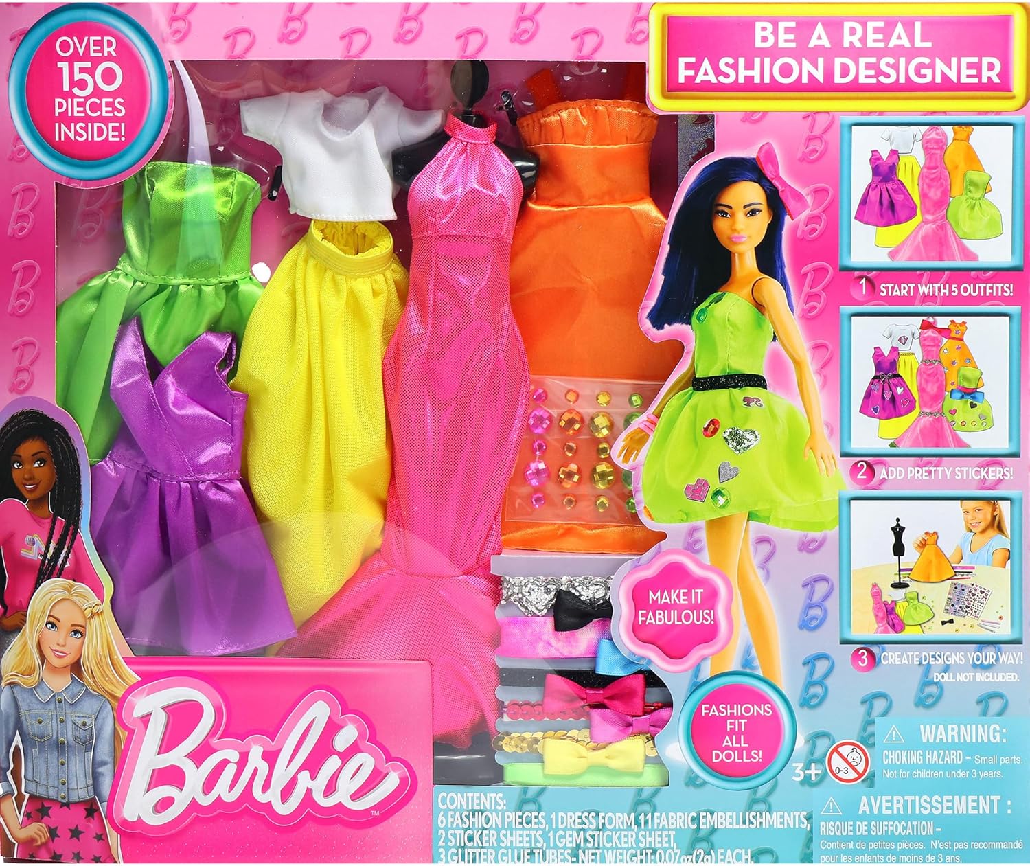 Barbie Be a Real Fashion Designer – Neon Edition