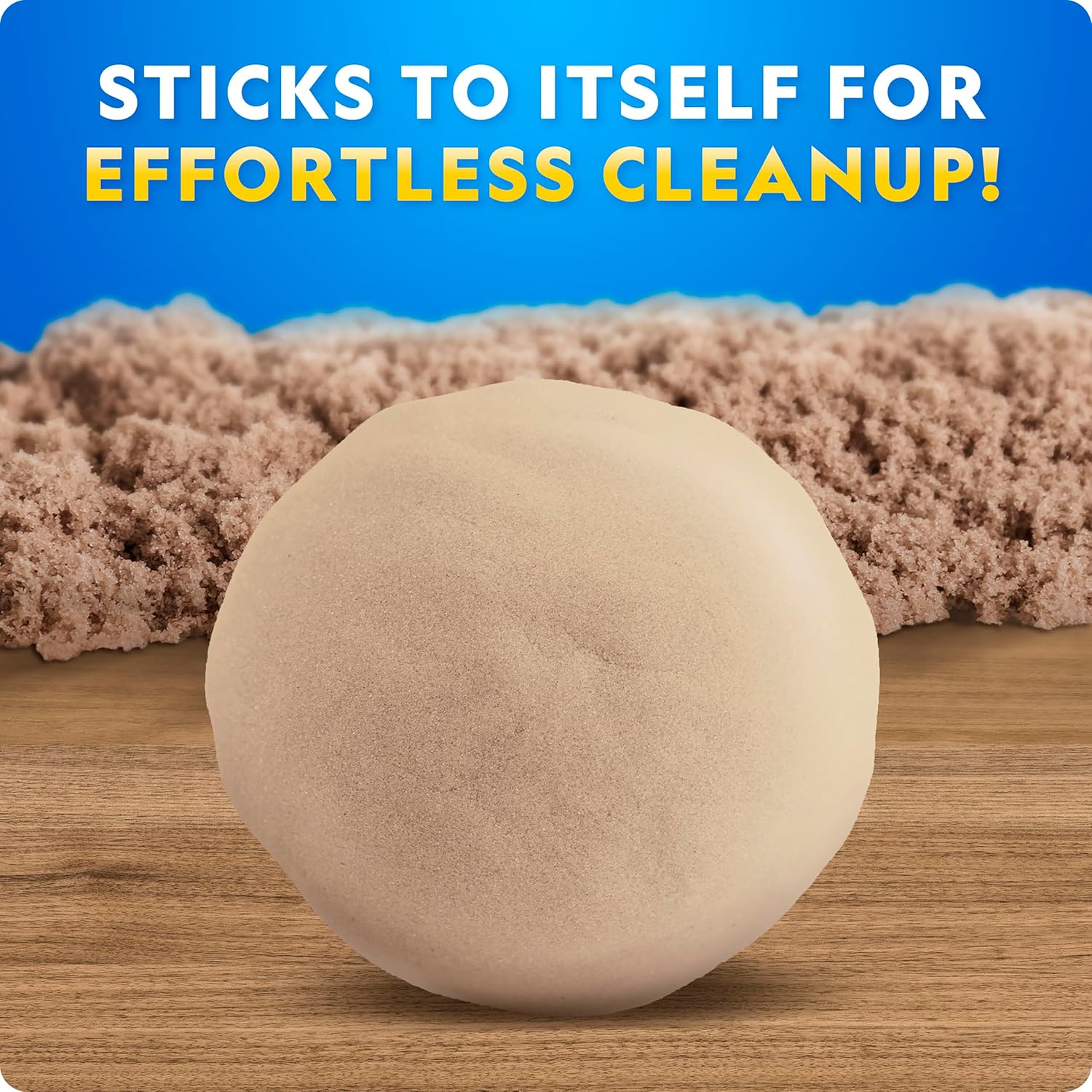 National Geographic Moon Sand - 5.44  kg with Castle Molds (Natural)