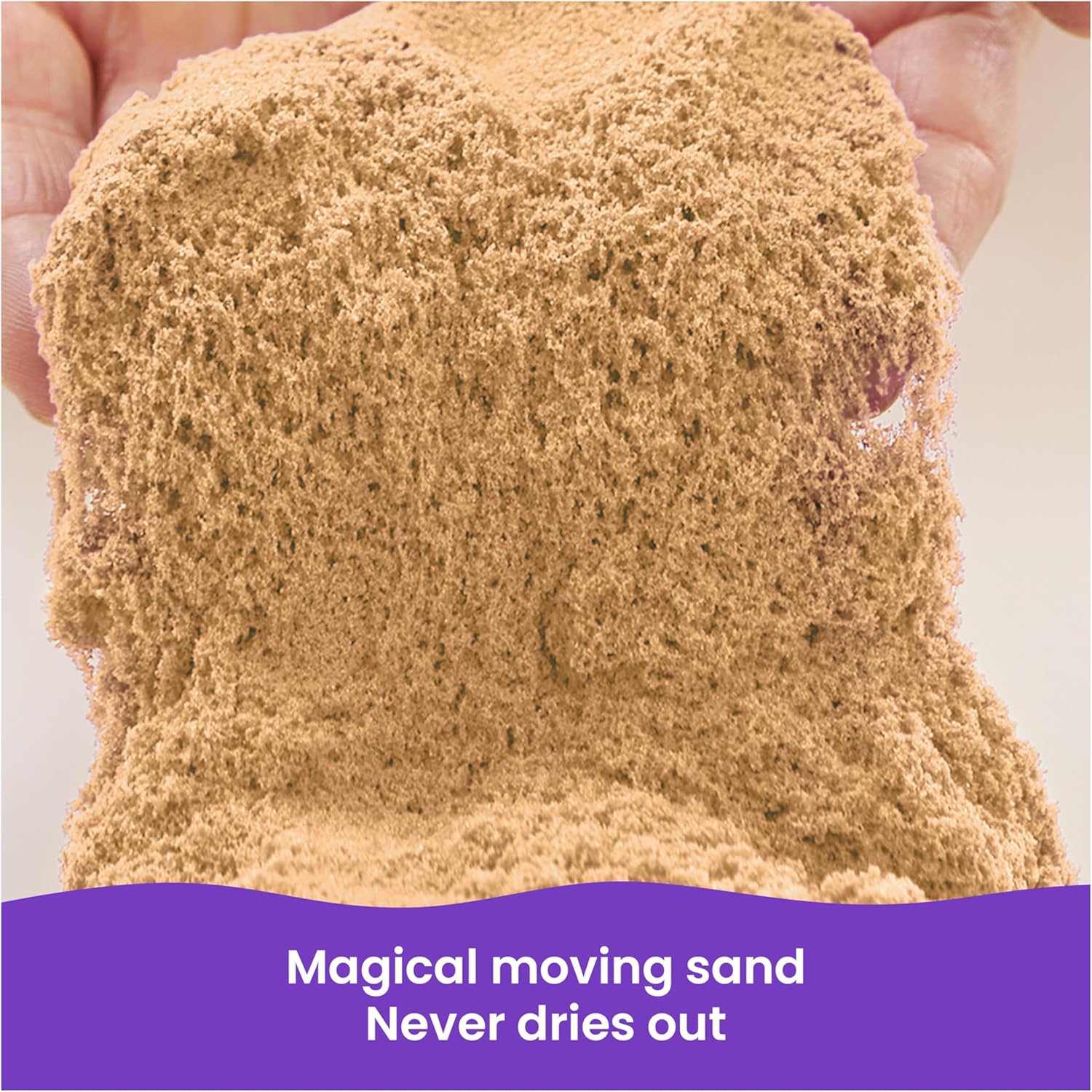 Kinetic Sand, 2,5kg Natural Brown Play Sand, Resealable Bag