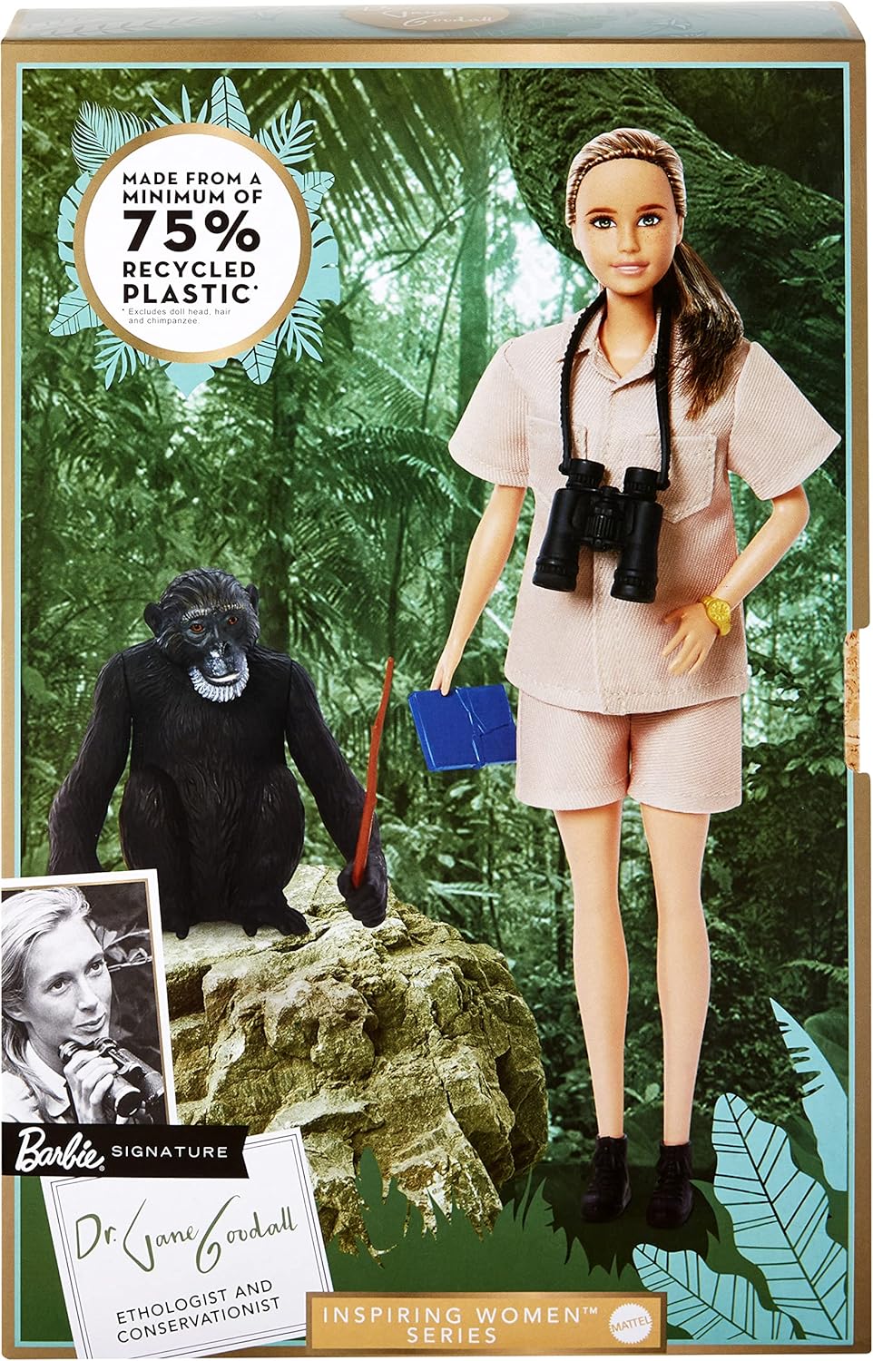 Barbie Inspiring Women – Dr. Jane Goodall Doll
