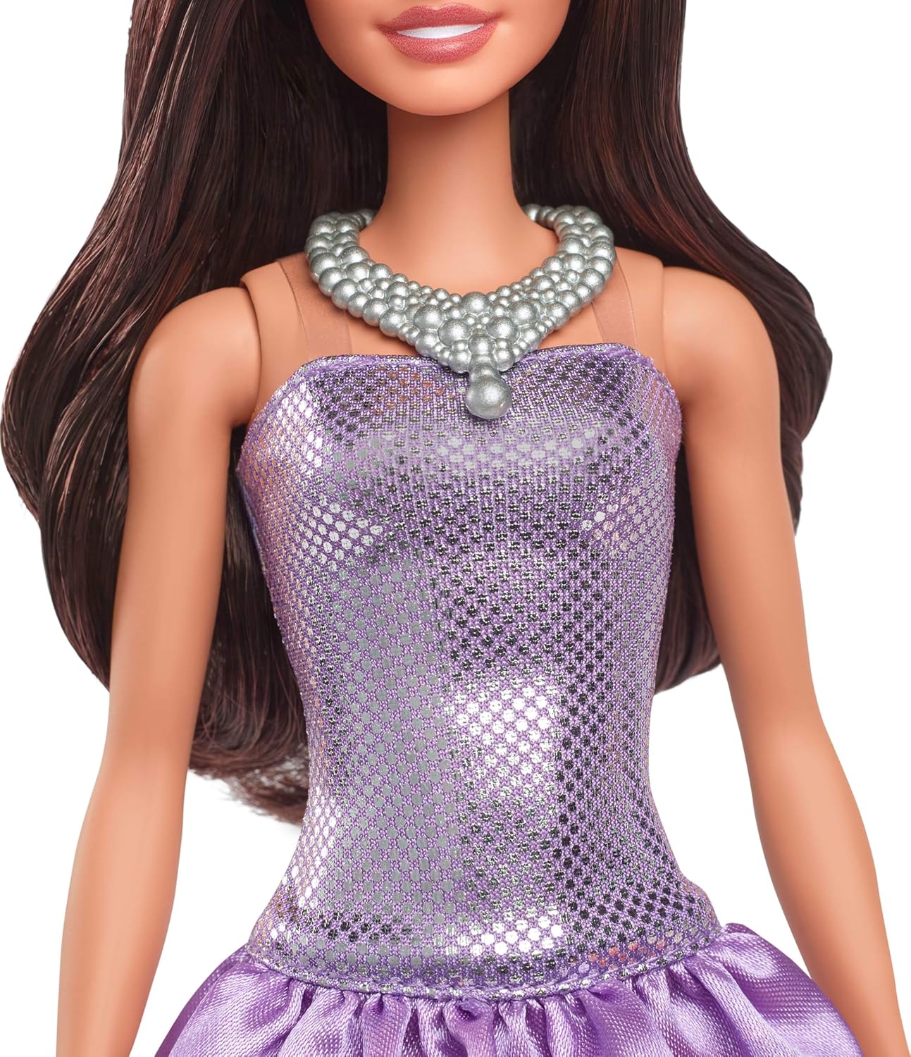 Barbie Fashionistas Doll in a Purple Bubble Dress