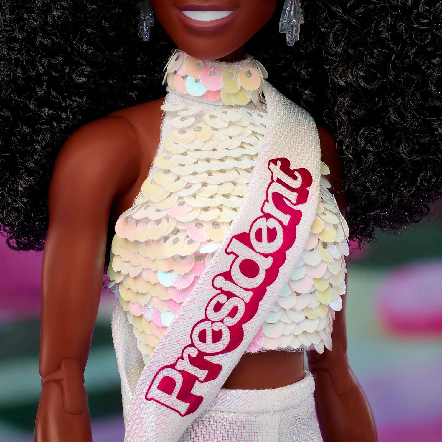 Barbie The Movie President Collectible Doll Inspired by Issa Rae’s