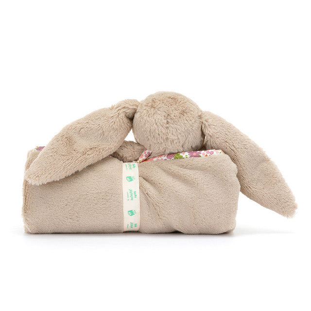 Jellycat Blossom Beige Bunny 'Petal' Blankie