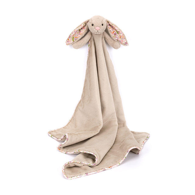 Jellycat Blossom Beige Bunny 'Petal' Blankie