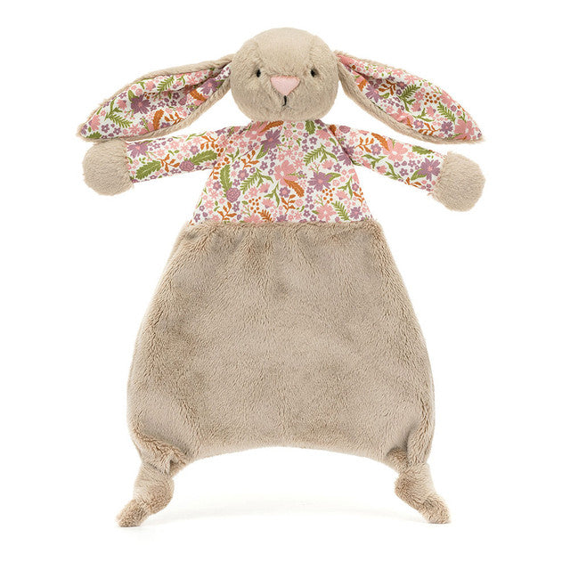 Jellycat Blossom Beige Bunny 'Petal' Comforter
