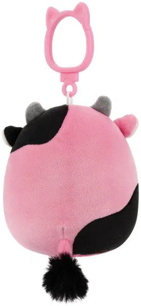 Squishmallows Black and Pink Cow Pollyanna