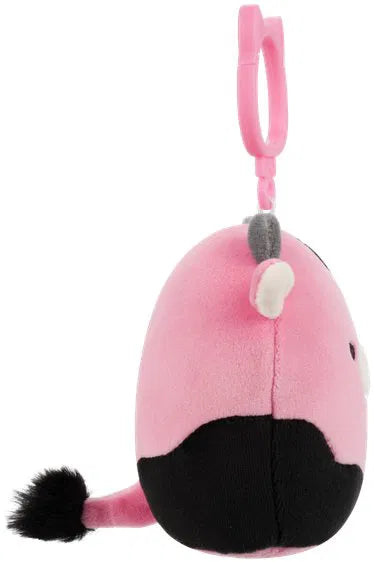 Squishmallows Black and Pink Cow Pollyanna