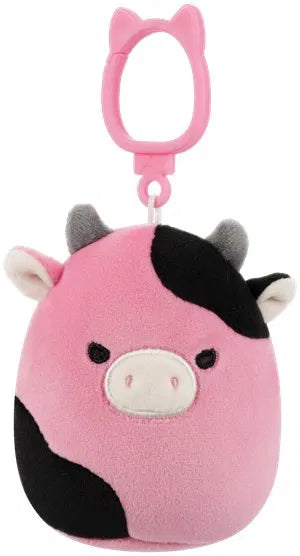 Squishmallows Black and Pink Cow Pollyanna