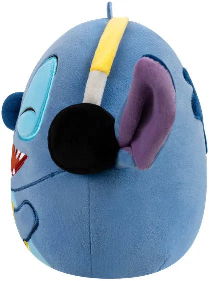 Squishmallows Disney Stitch with headphones