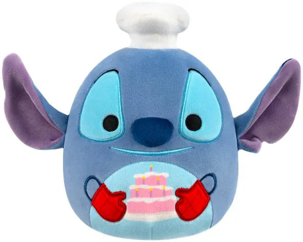 Squishmallows Disney Stitch with cake