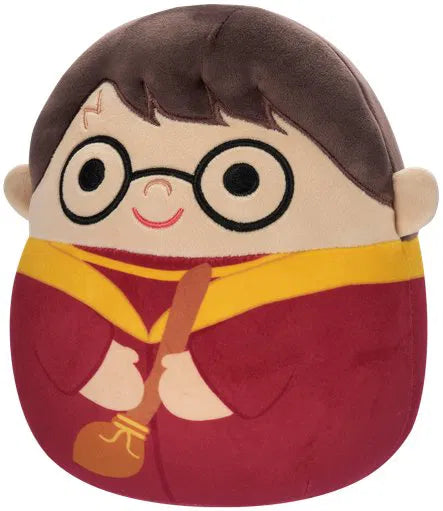 Squishmallows Harry Potter in Quidditch outfit