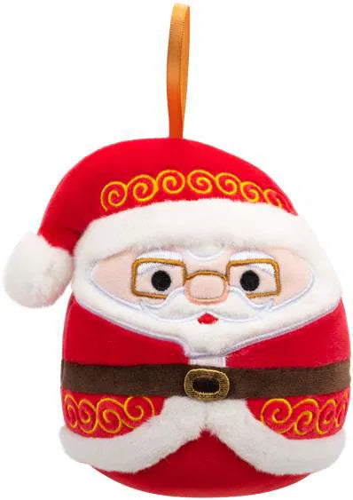 Squishmallows Christmas Ornament Santa with Glasses Nick
