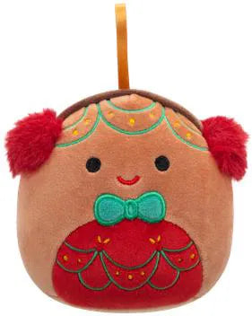 Squishmallows Christmas Ornament Gingerbread Cash