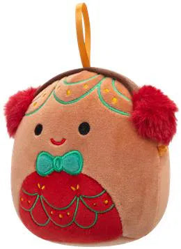 Squishmallows Christmas Ornament Gingerbread Cash