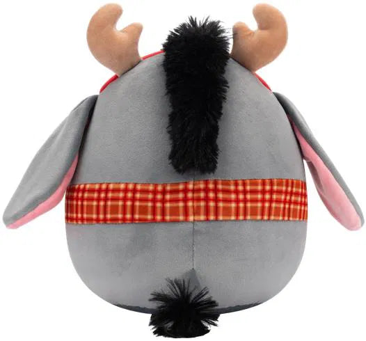 Squishmallows Christmas Donkey with Antlers and Scarf Jason