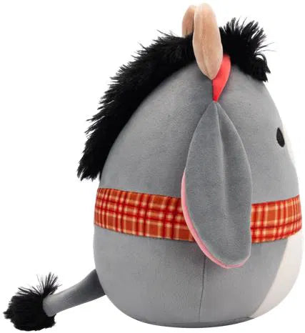 Squishmallows Christmas Donkey with Antlers and Scarf Jason