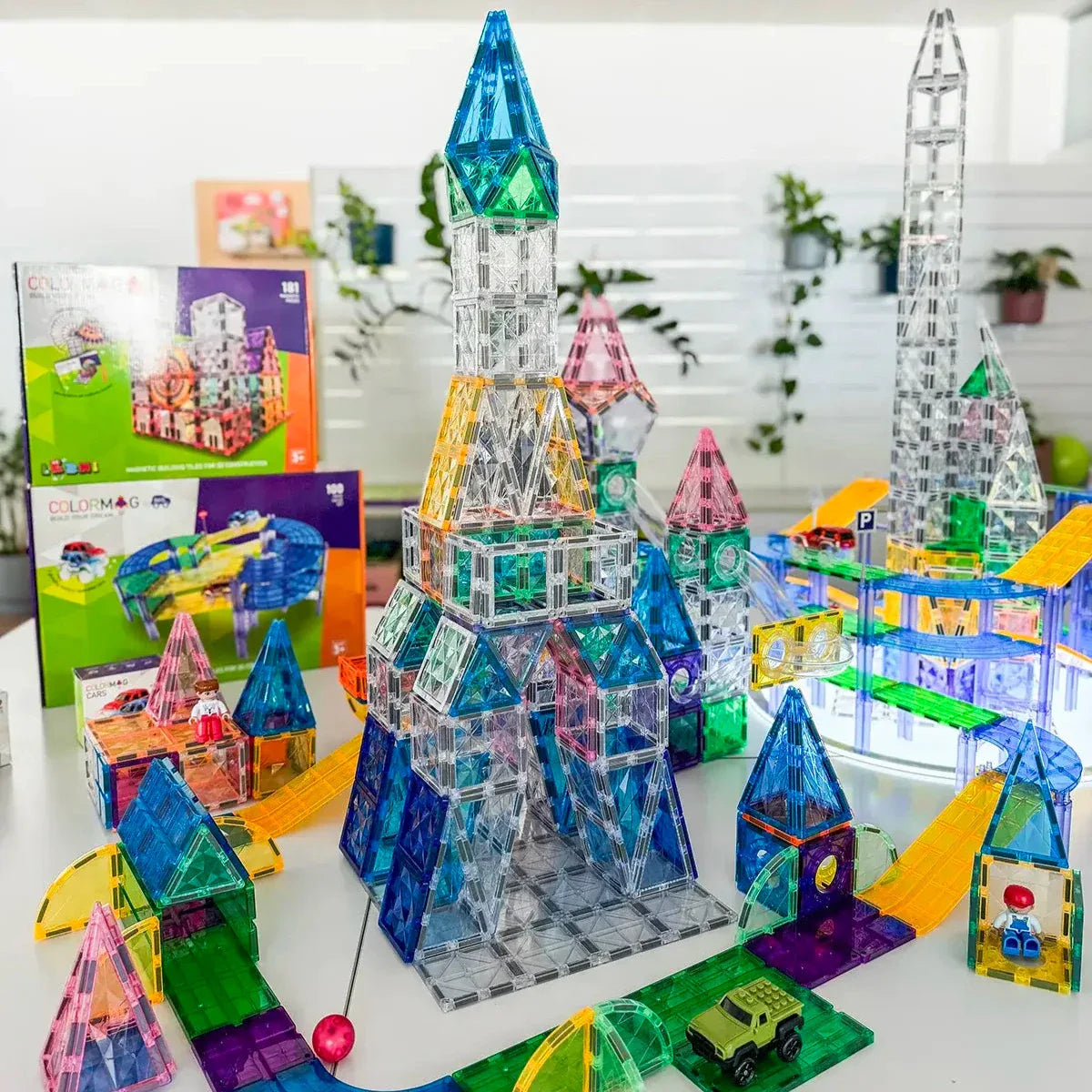 Jeu de construction magnétique COLORMAG City Maxi