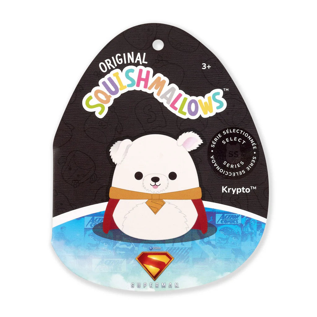 Squishmallows Warner Bros Superman with Krypto