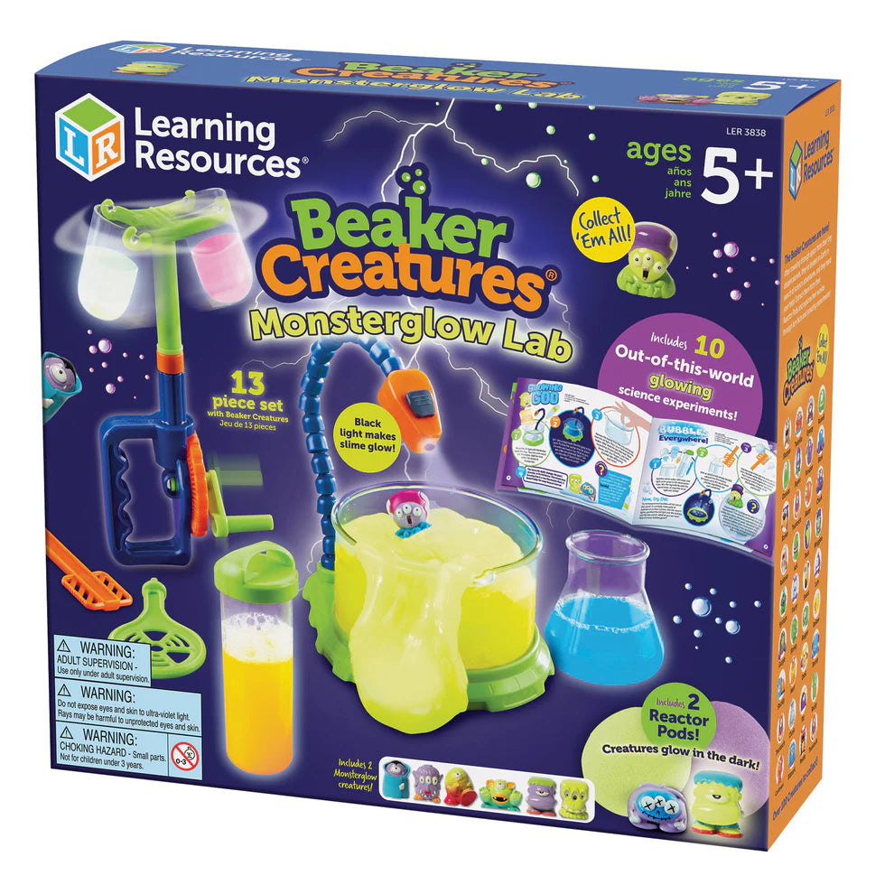 Learning Resources Beaker Creatures Monster Glow Lab Kit