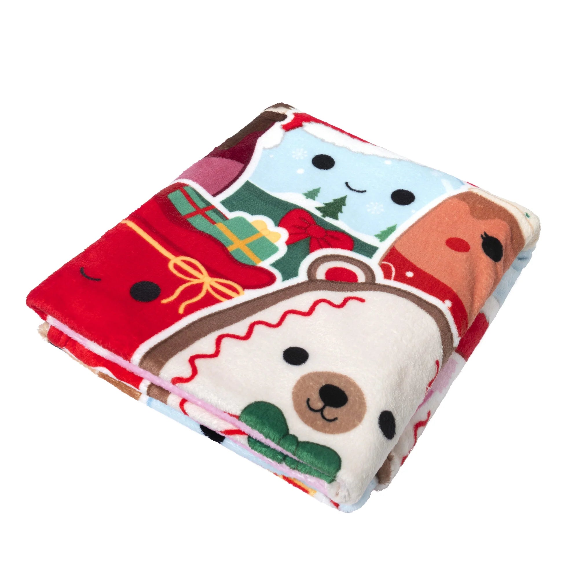 Squishmallows Christmas Holiday Throw Blanket