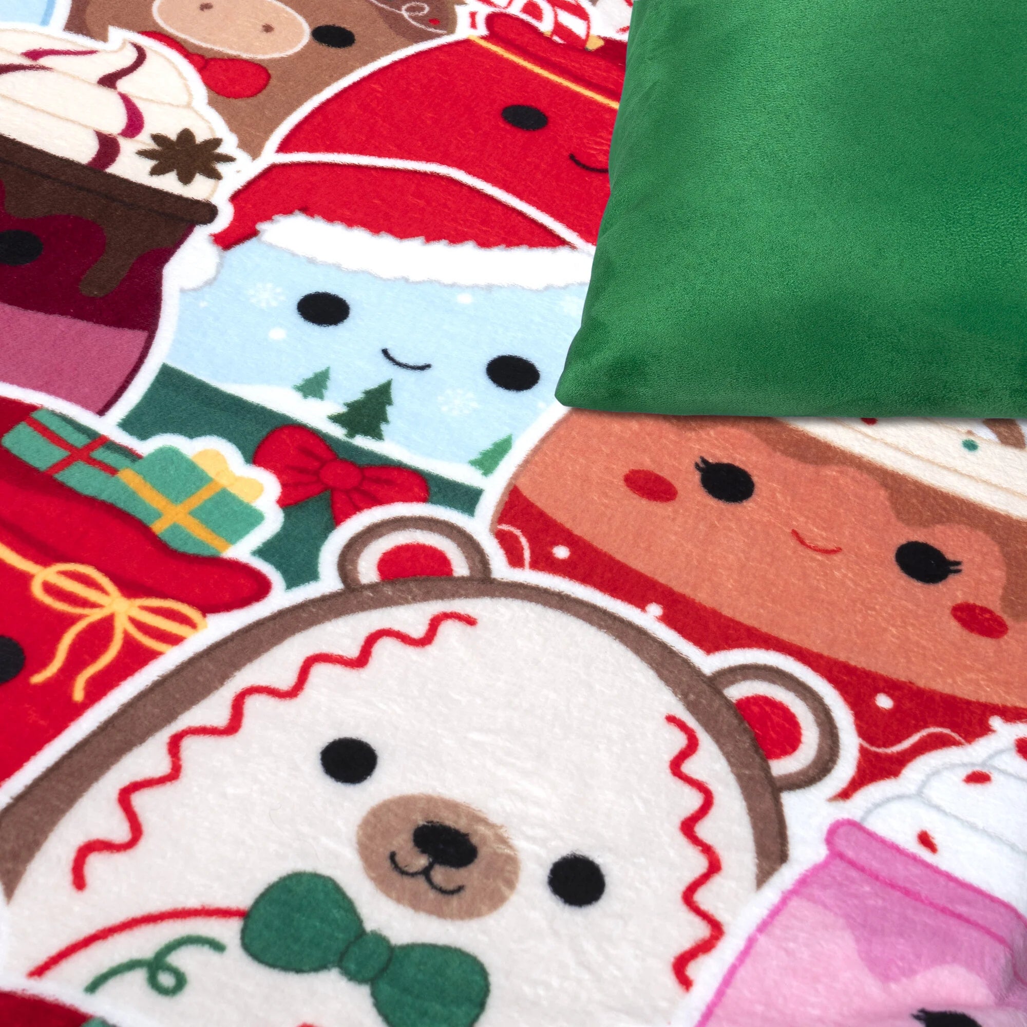 Squishmallows Christmas Holiday Throw Blanket