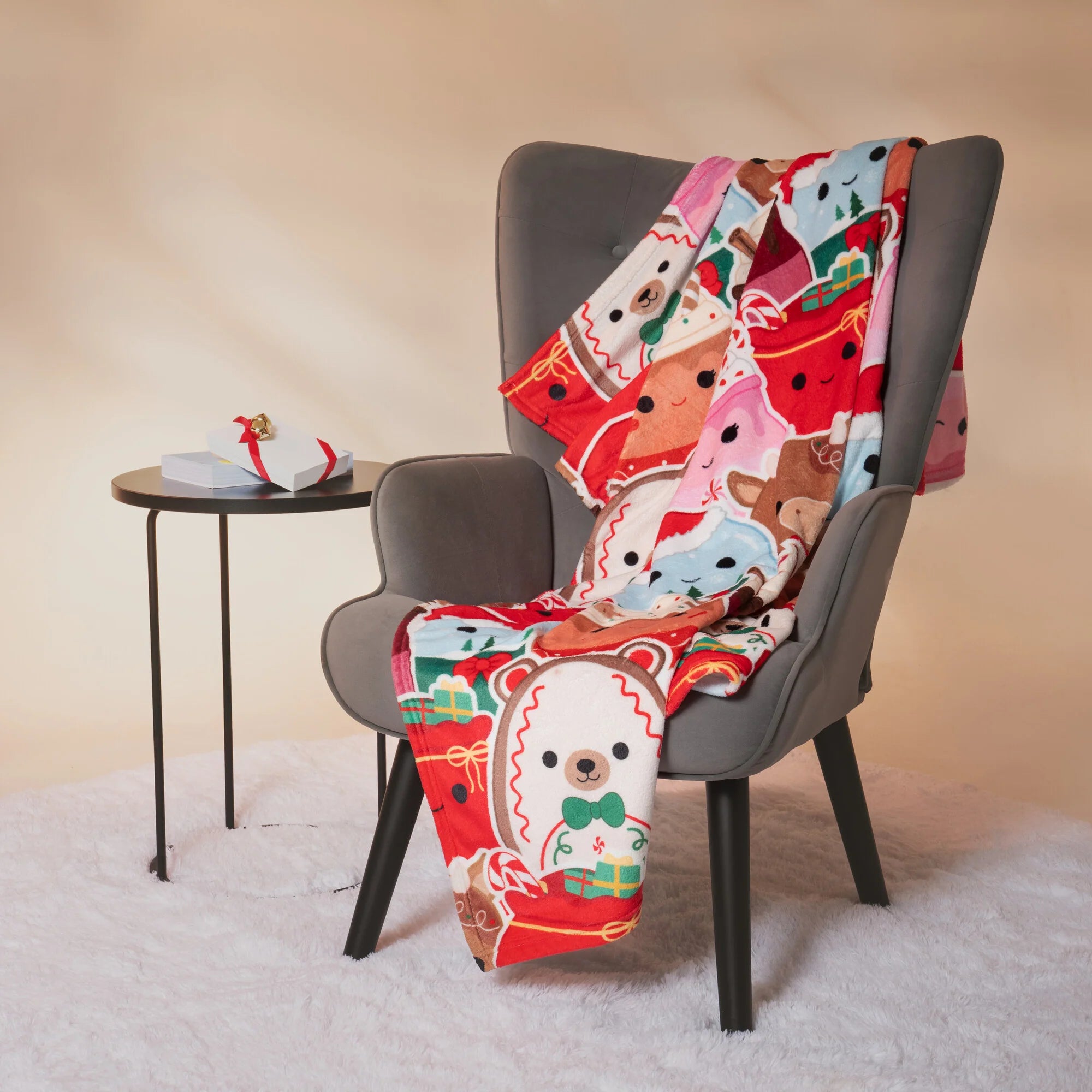Squishmallows Christmas Holiday Throw Blanket