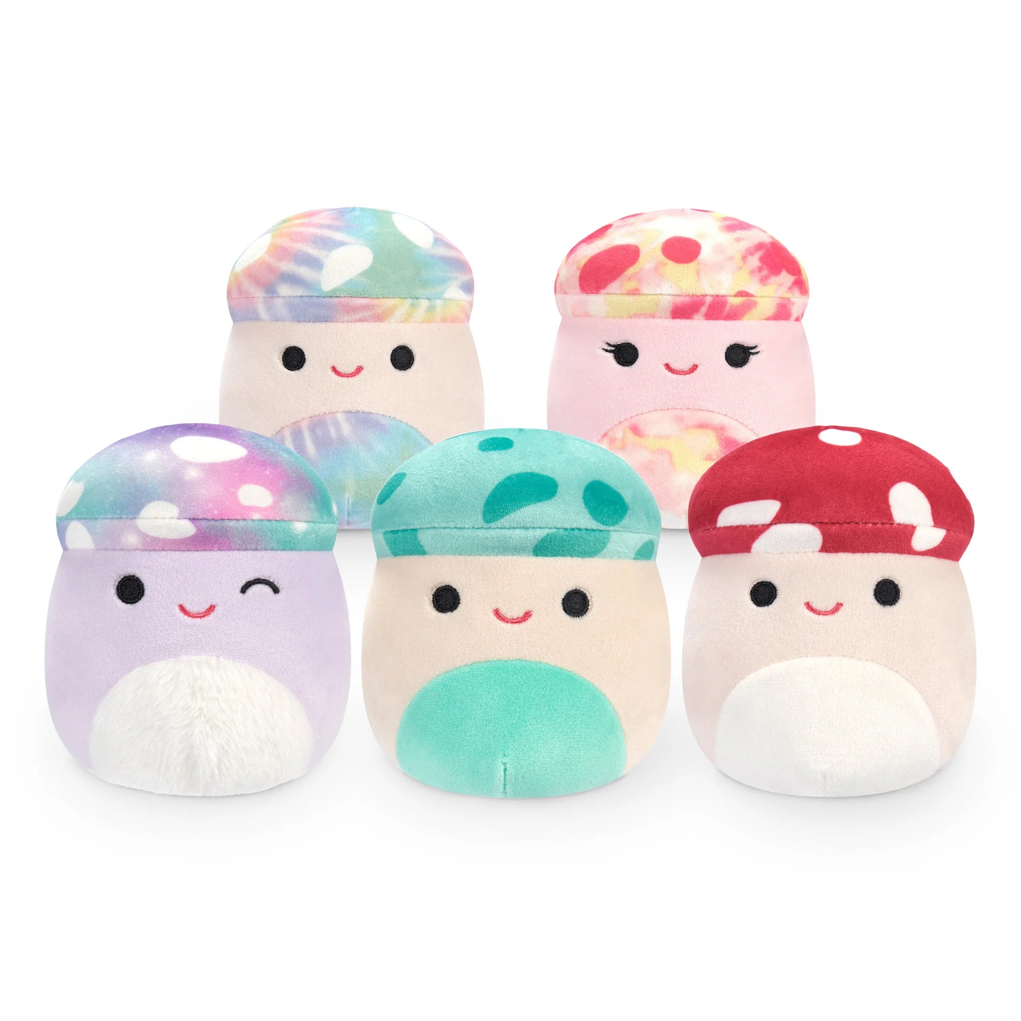 Squishmallows Micromallows Mushrooms 5-Pack