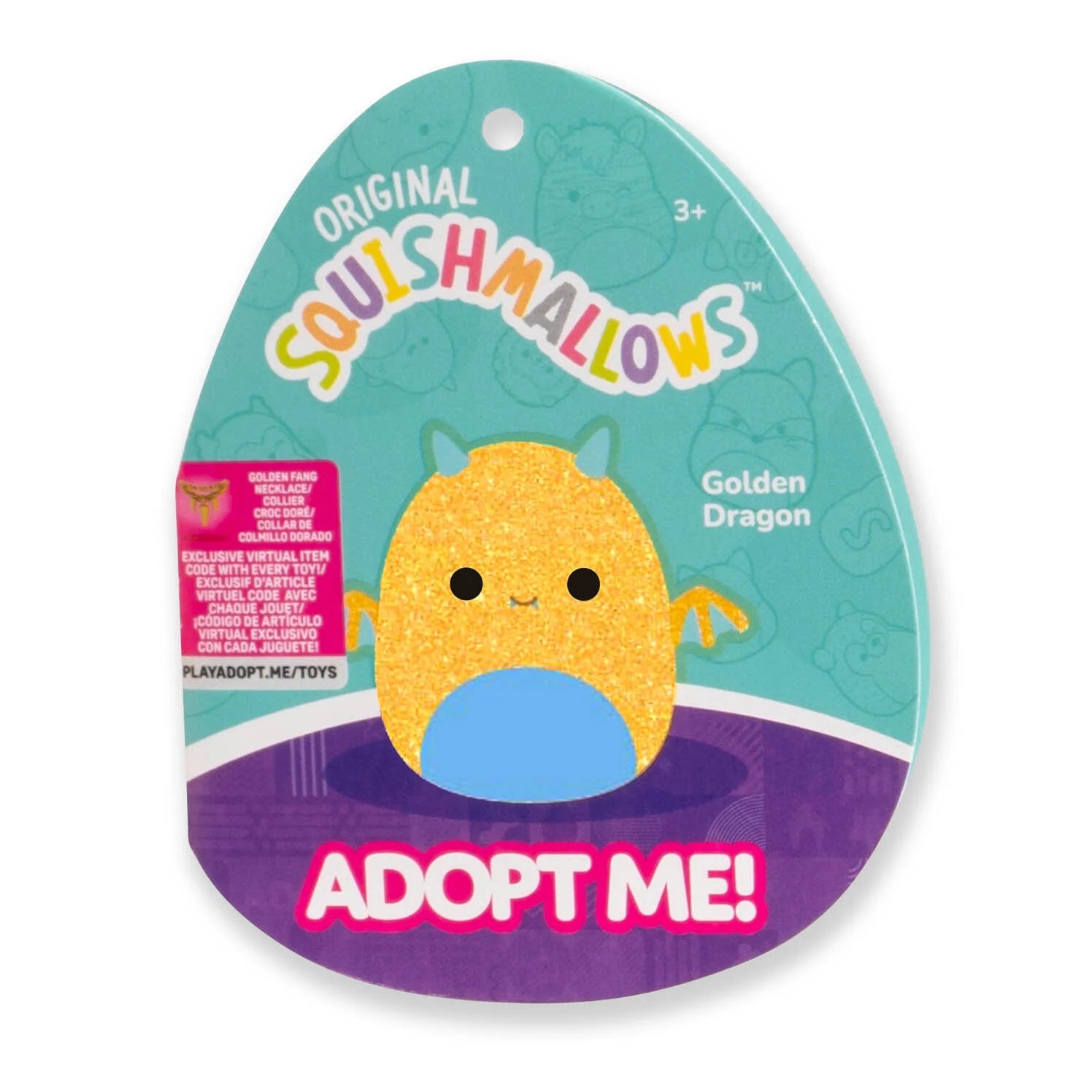 Squishmallows -  Golden Dragon Plush