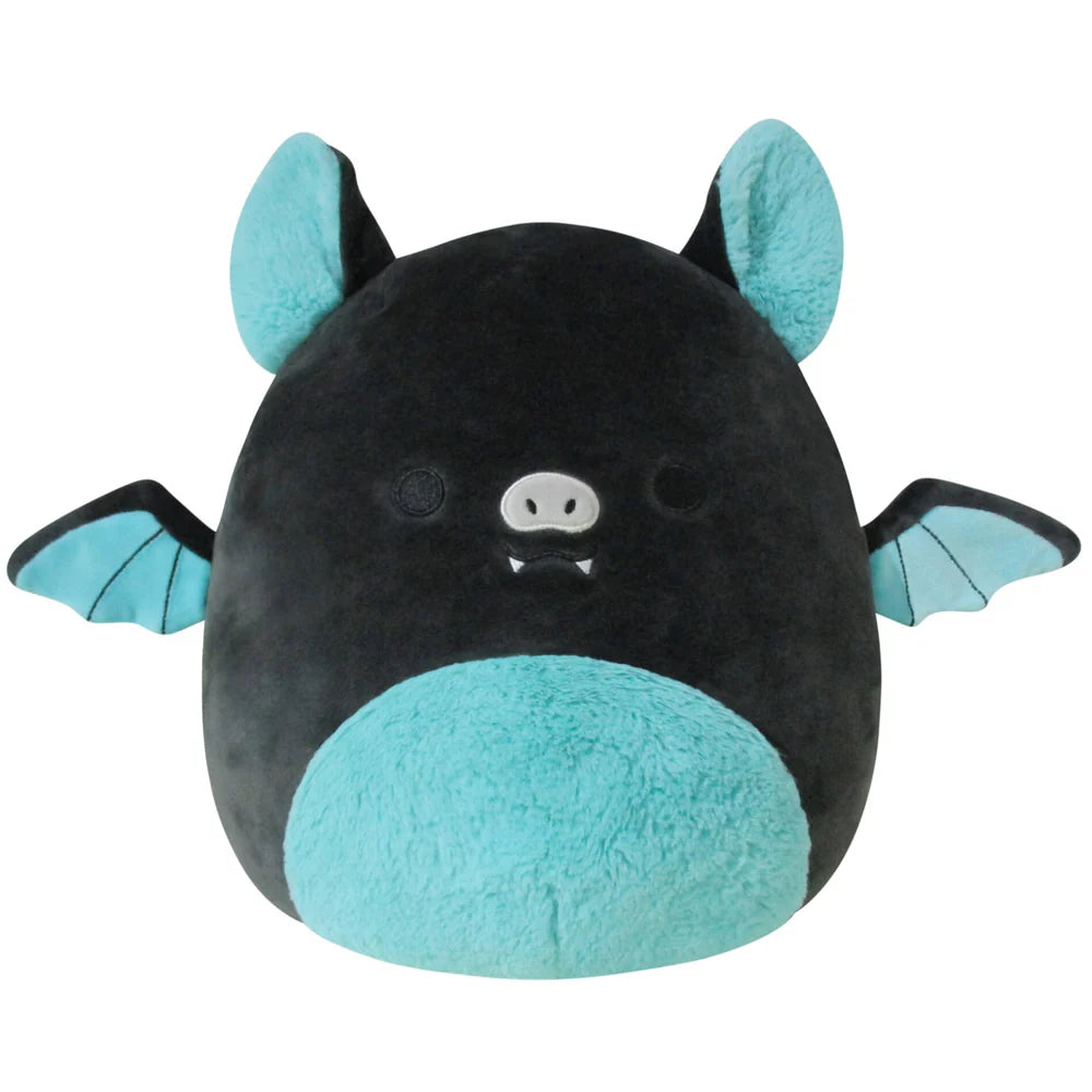 Squishmallows Halloween  Aldous the Black and Teal Fruit Bat