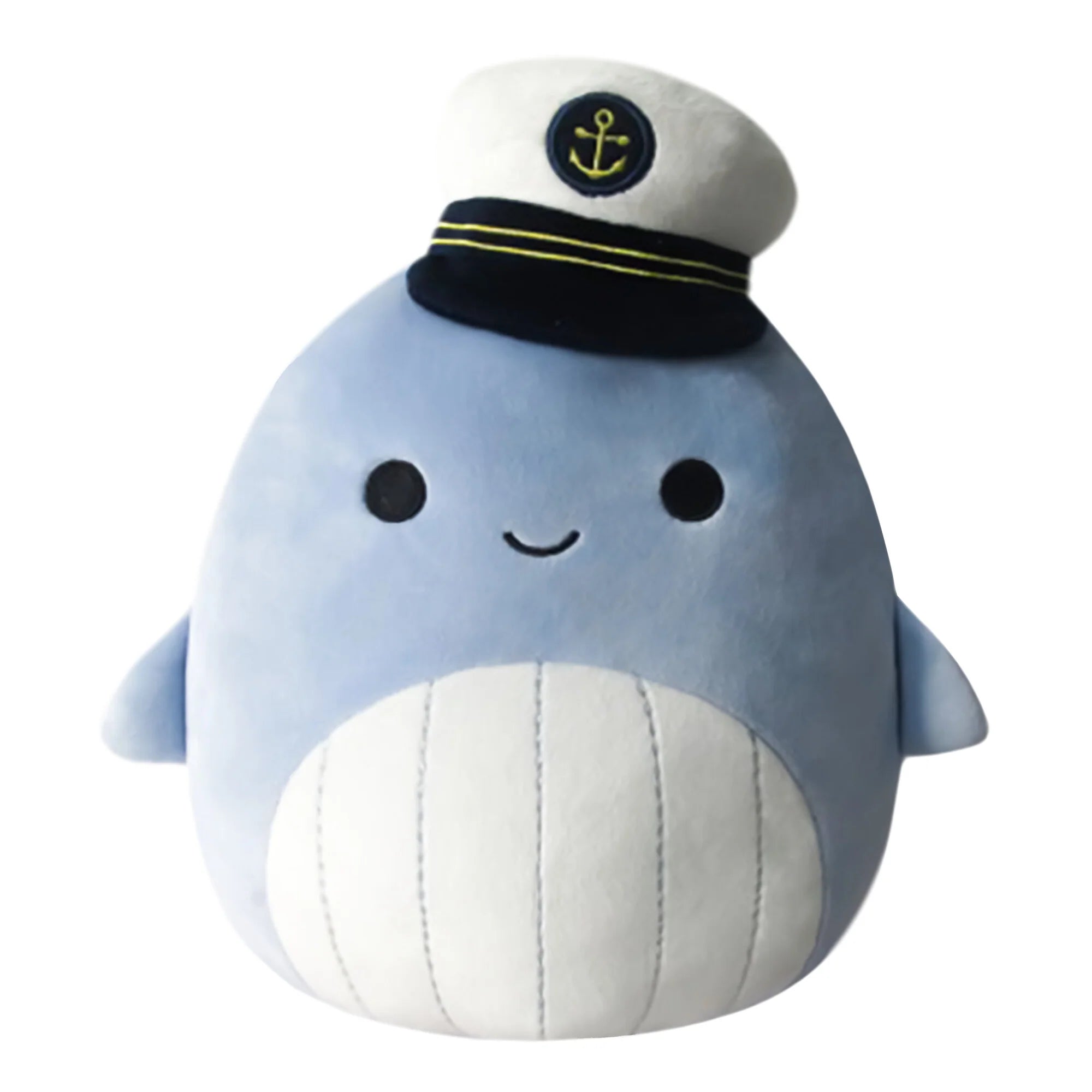 Squishmallows  - Samir Blue Whale with Sailor Hat