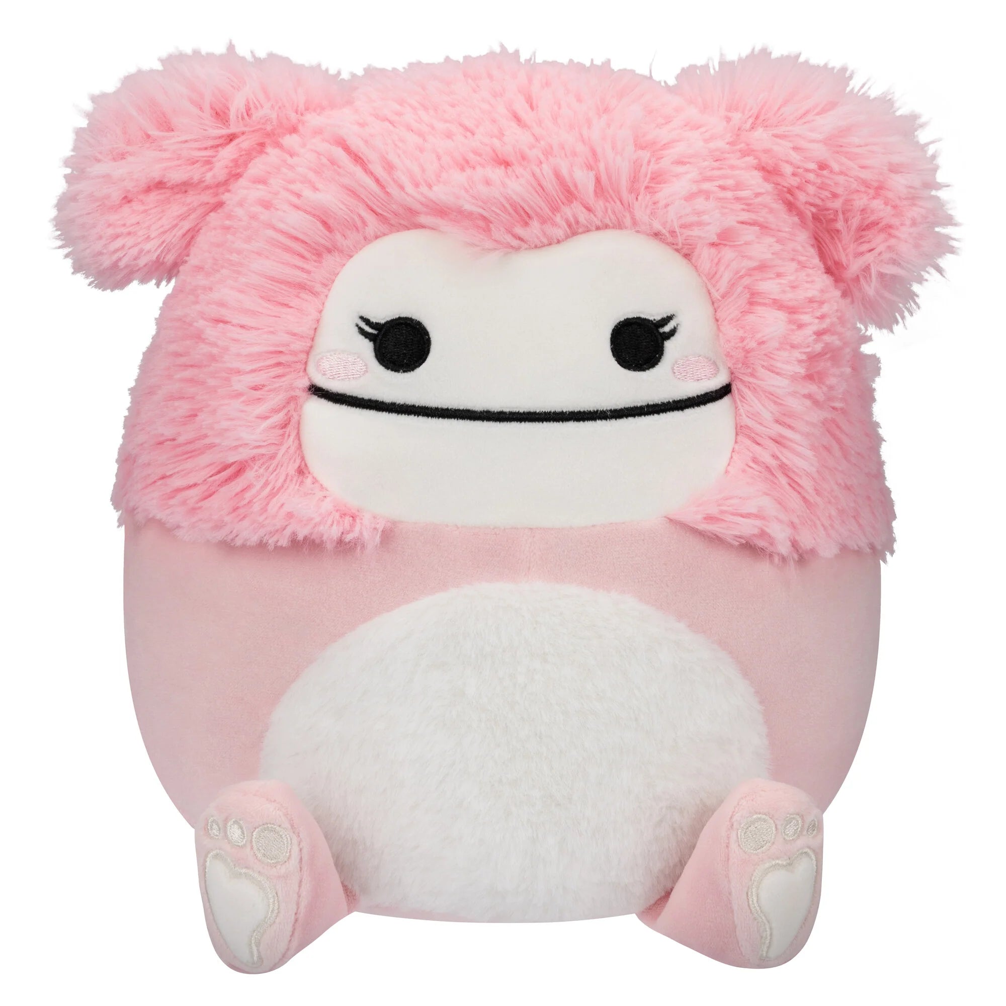 Squishmallows Fuzz-A-Mallows Brina the Pink Bigfoot