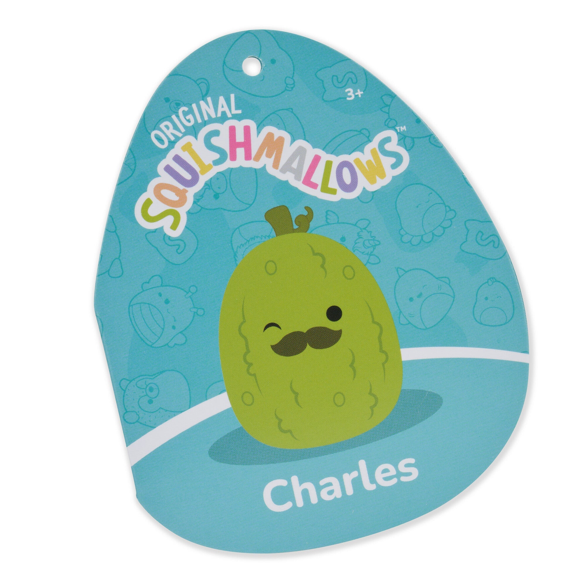 Squishmallows - Charles Pickle with Mustache