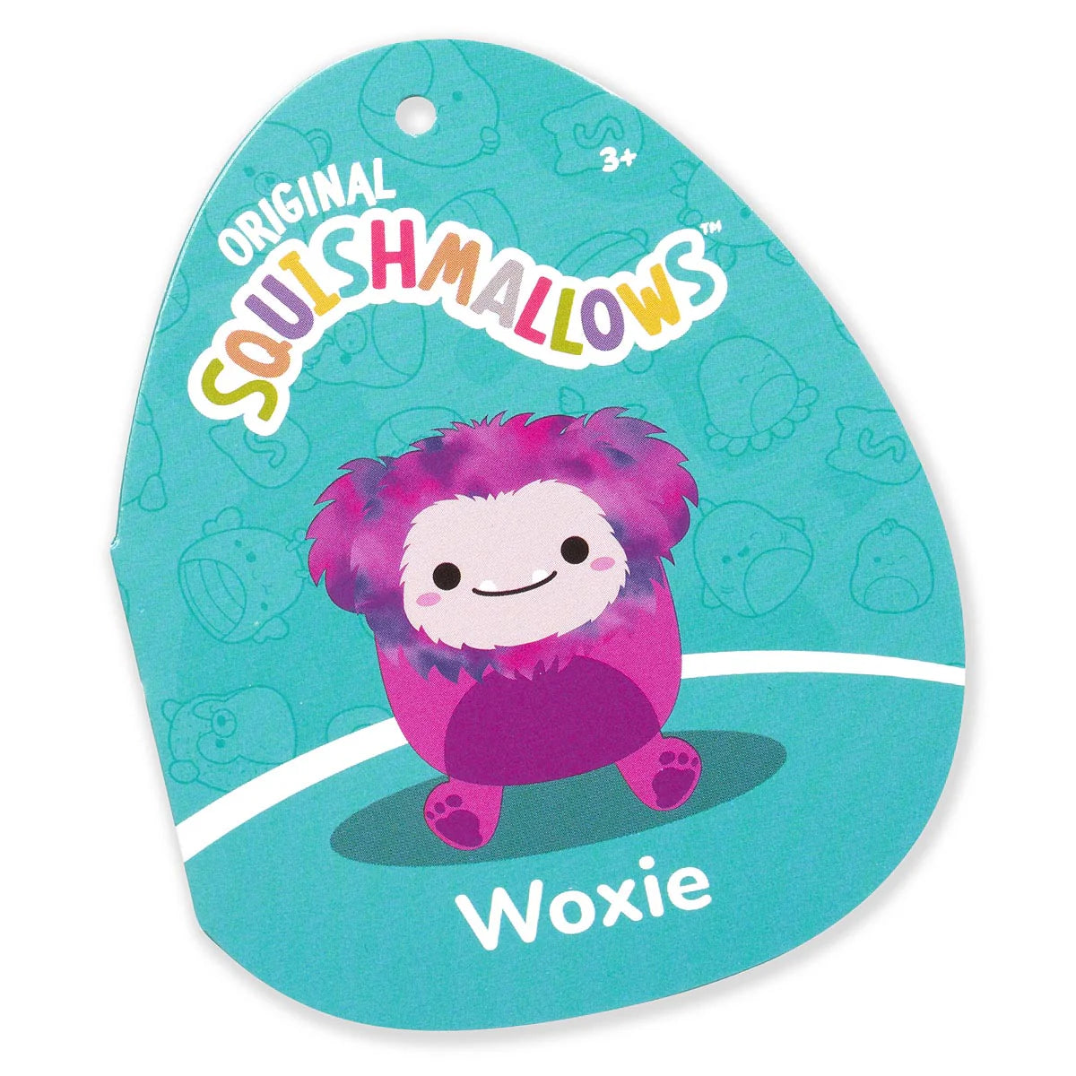 Squishmallows  - Woxie the Magenta Bigfoot
