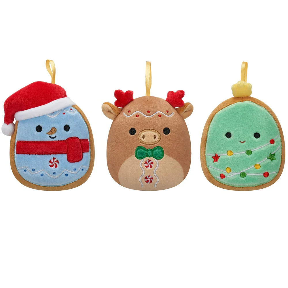 Squishmallows Christmas Cookie Ornament 3-Pack