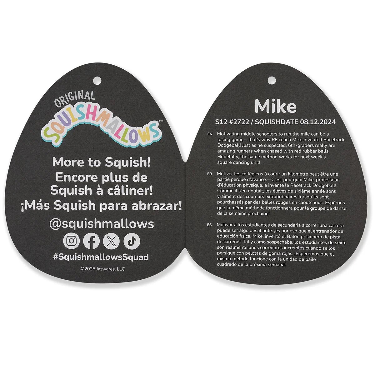 Squishmallows  - Mike the St. Patty’s Day Clown