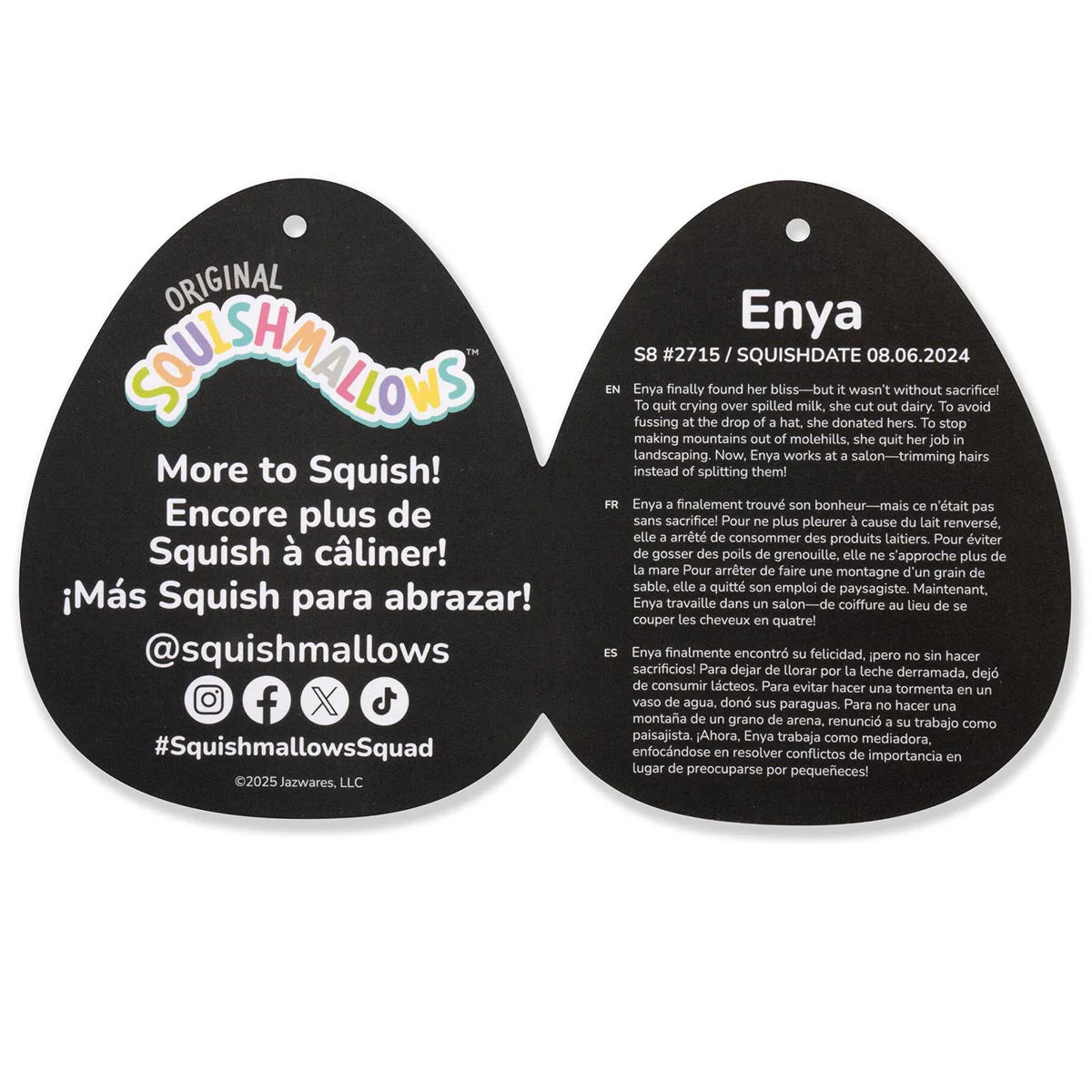 Squishmallows  - Enya the Pink Capybara -11,99