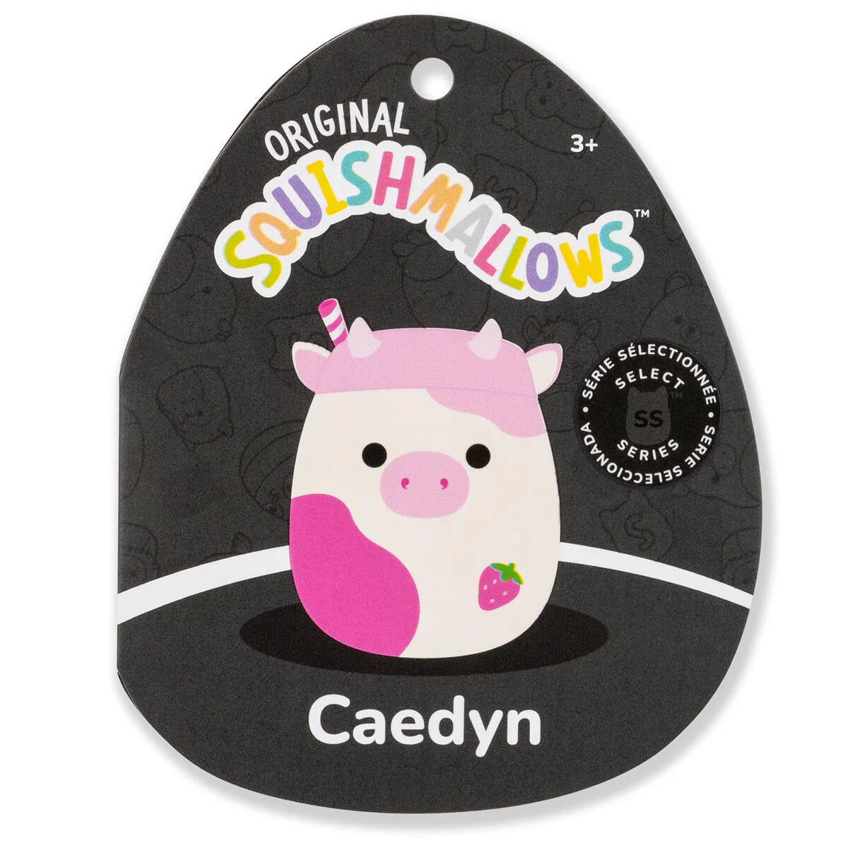 Squishmallows  Caedyn the Strawberry Milk Scented Cow -10,99