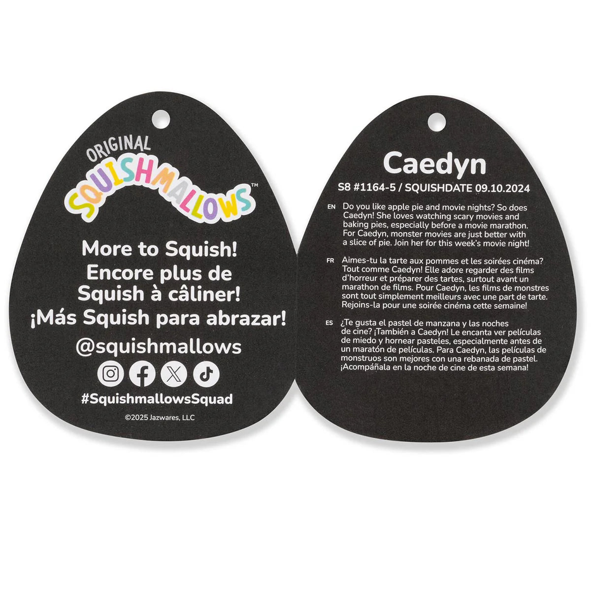 Squishmallows  Caedyn the Strawberry Milk Scented Cow -10,99