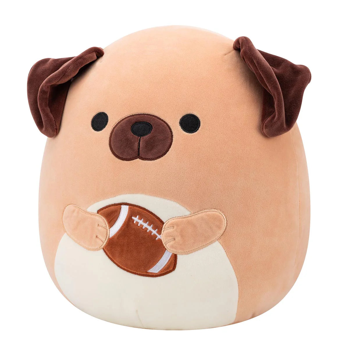 Squishmallows  - Daryl the Brown Dog Holding Football
