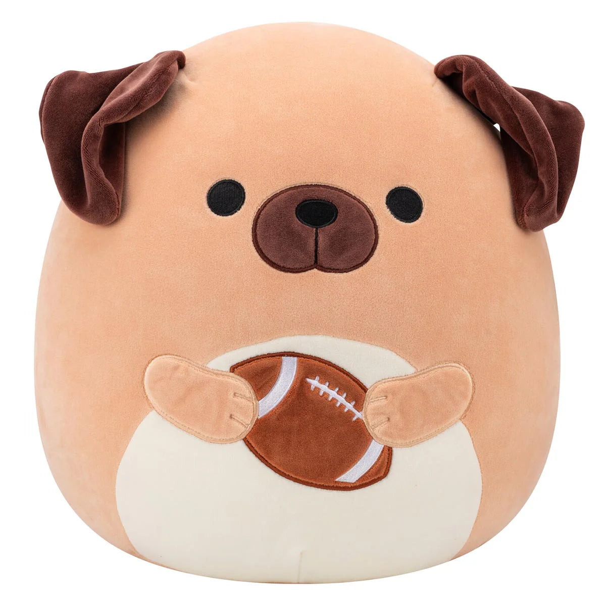 Squishmallows  - Daryl the Brown Dog Holding Football