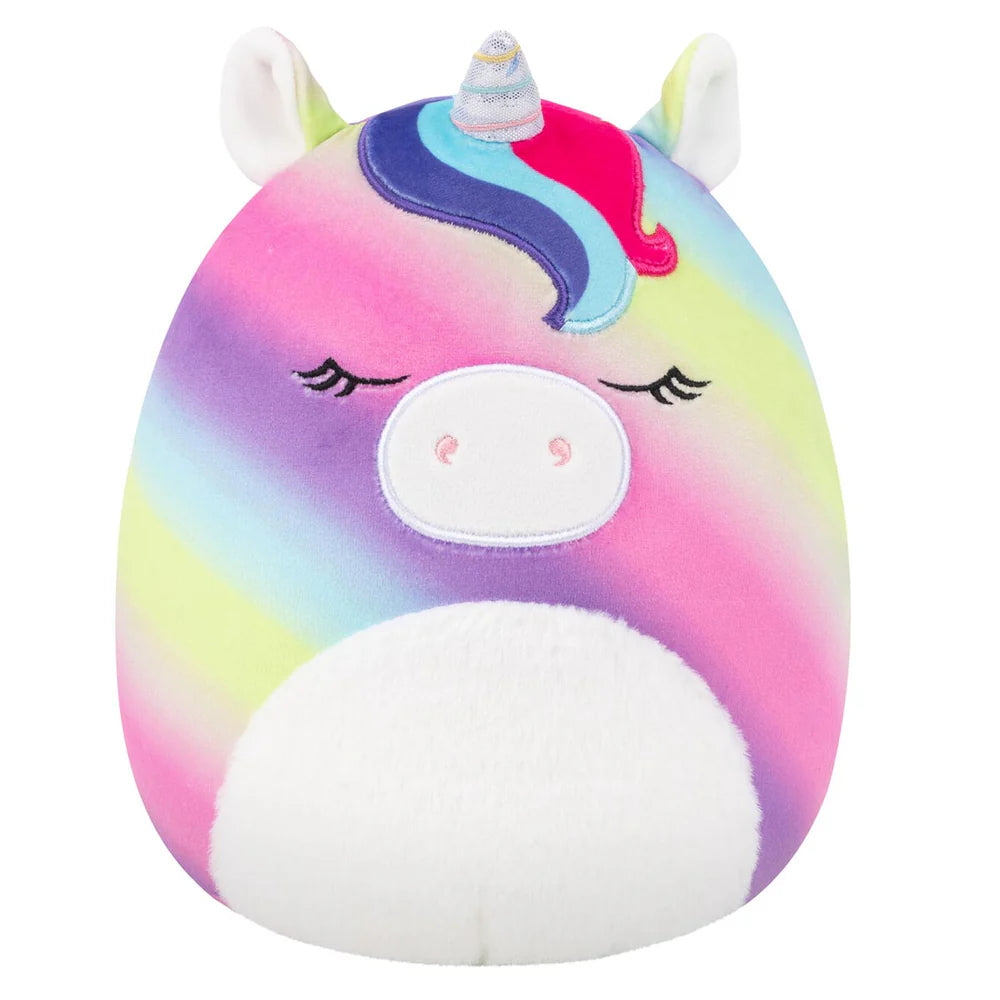 Squishmallows Fuzz-A-Mallows Clarissa the Rainbow Unicorn