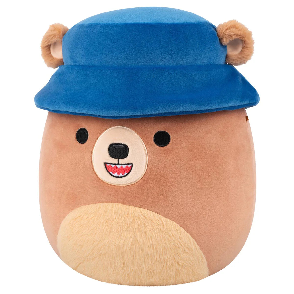Squishmallows  - Stokely the Brown Kodiak Bear with Bucket Hat