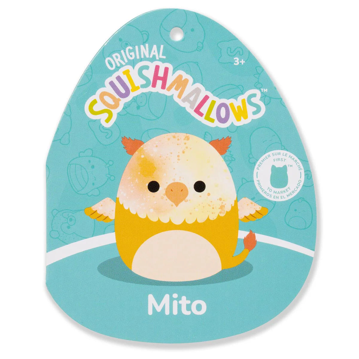 Squishmallows  - Mito the Yellow Tie-Dye Griffin