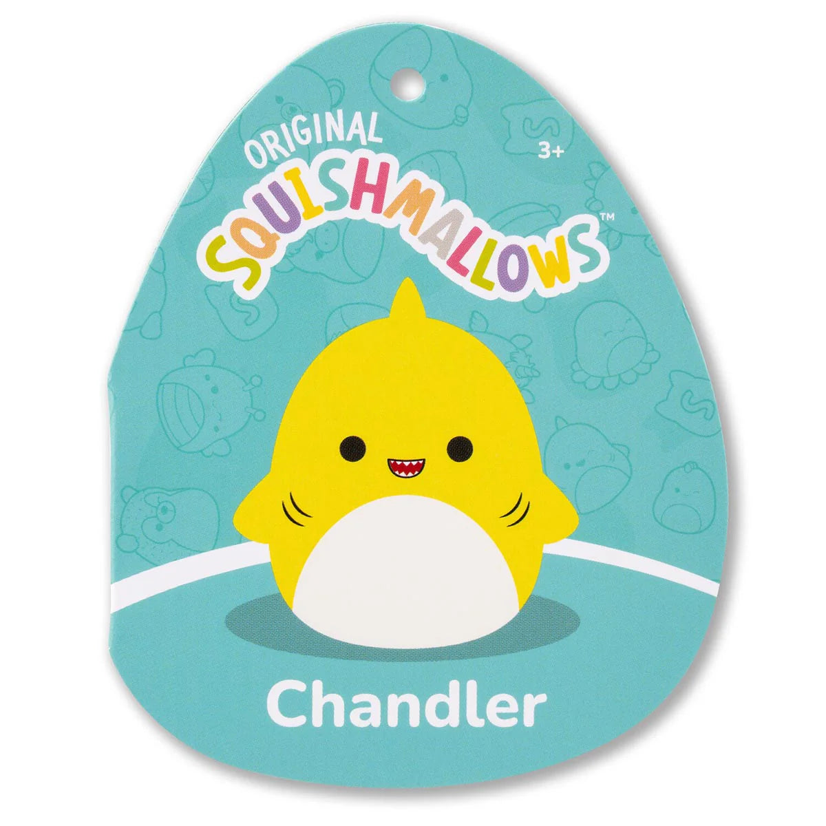 Squishmallows  -Chandler the Yellow Shark