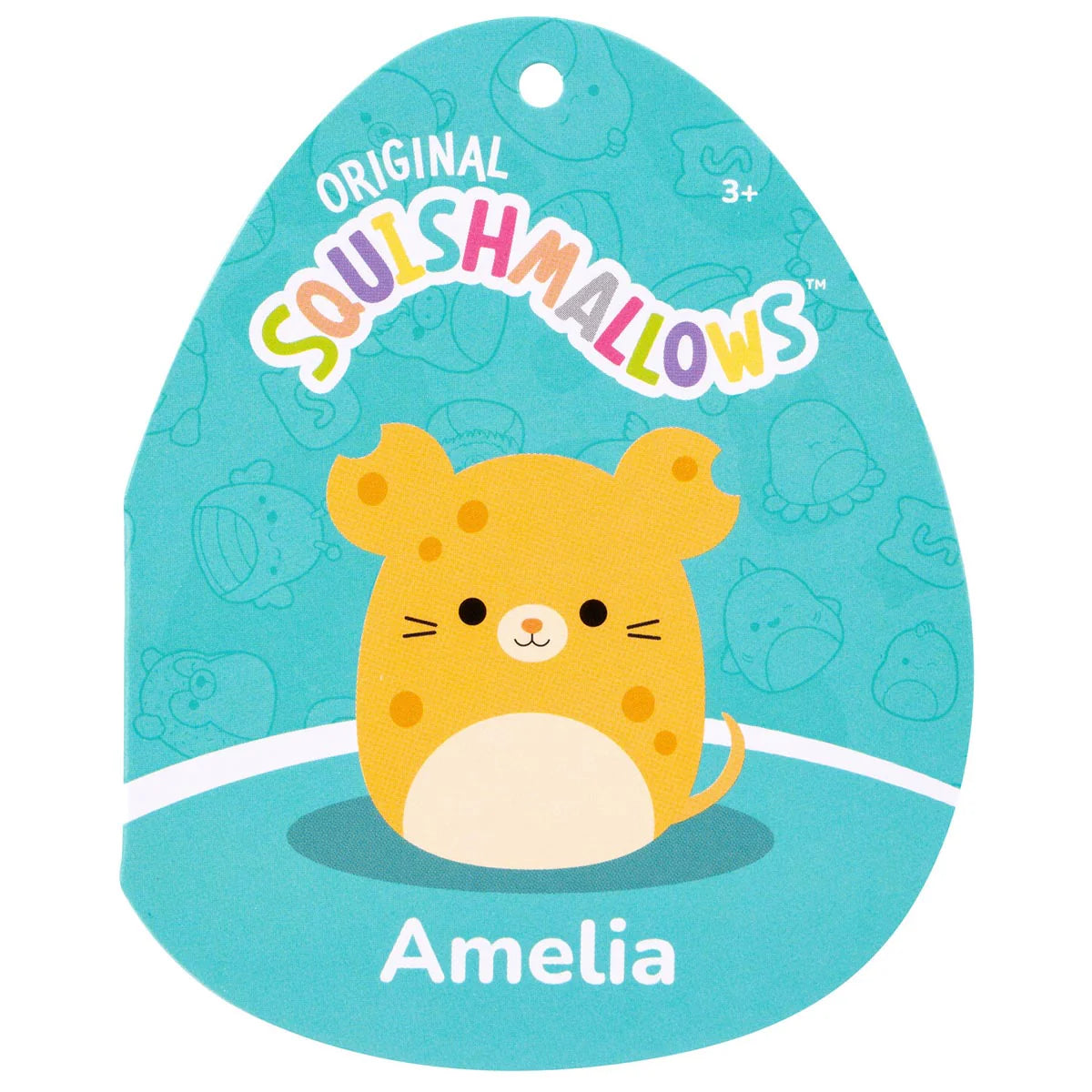 Squishmallows  - Amelia the Yellow Cheese Mouse