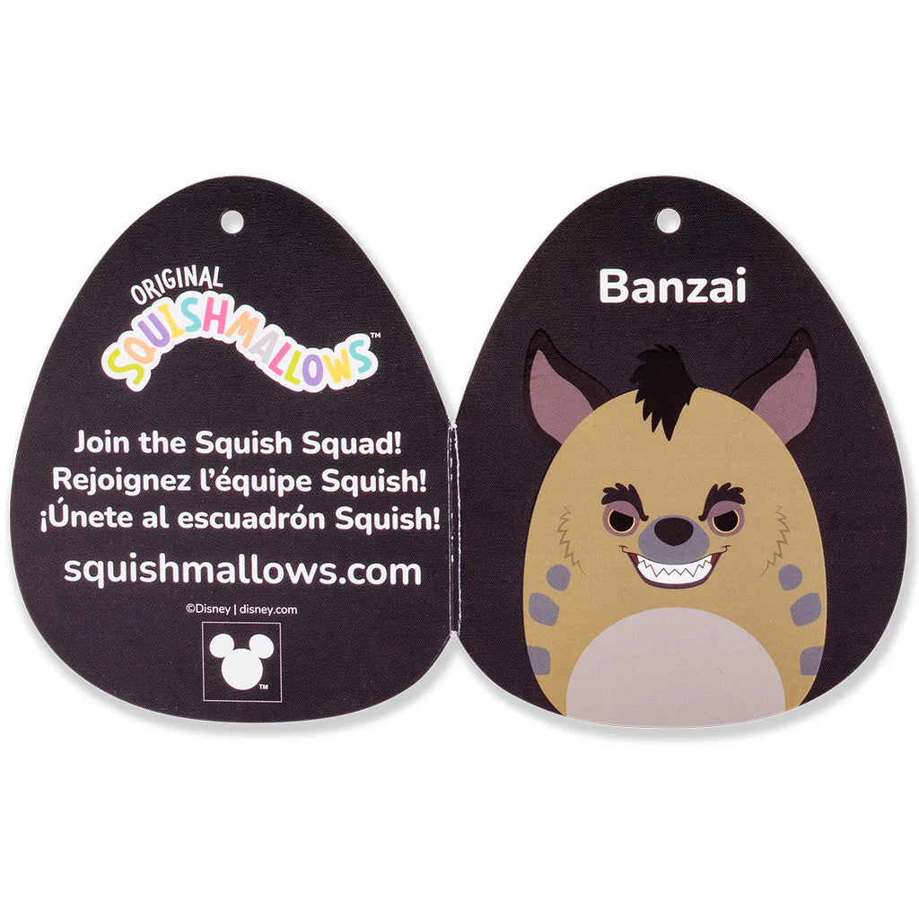 Squishmallows Disney The Lion King Villains 4-Pack